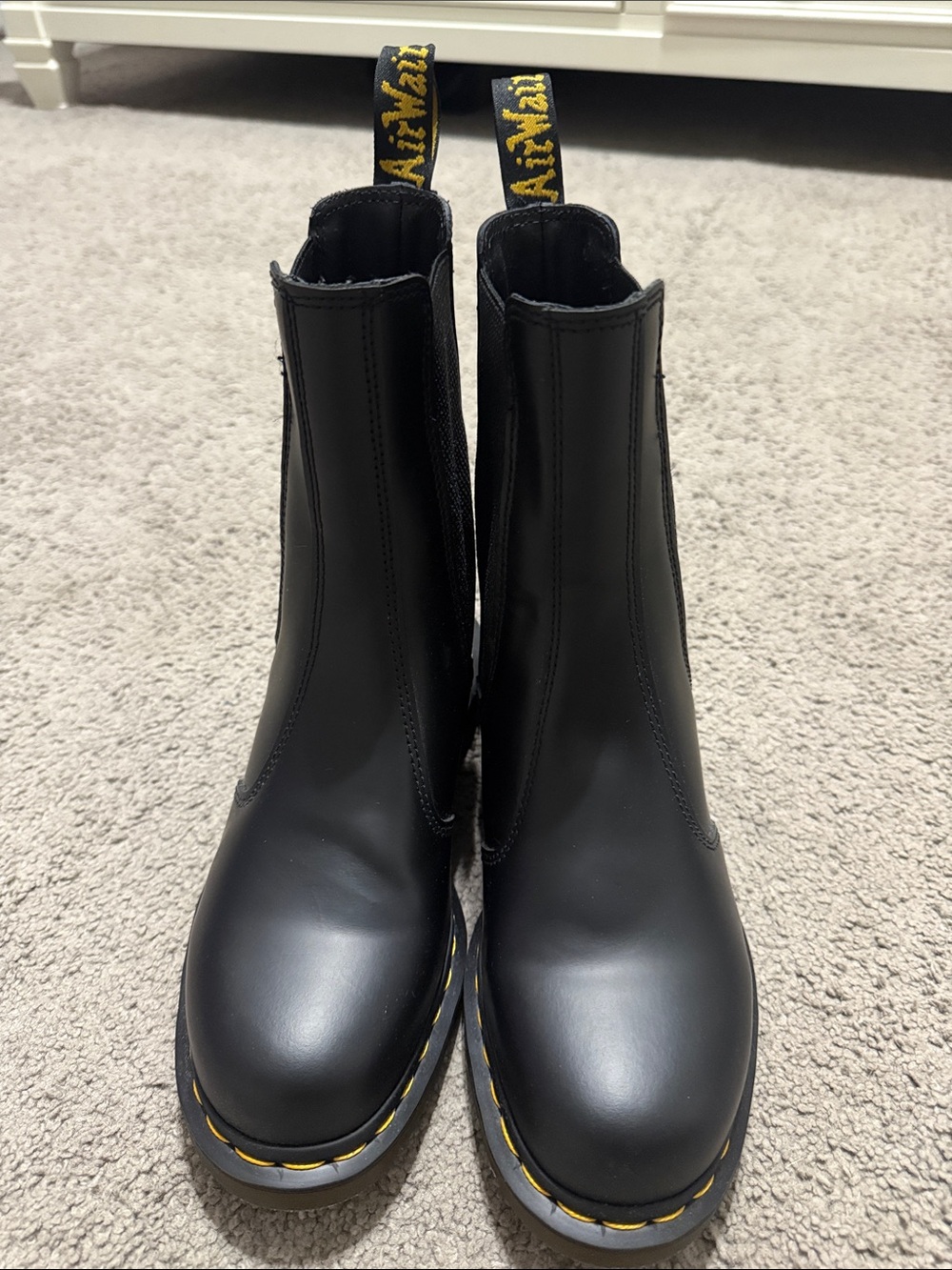 Dr. Martens Black Chelsea Combat Boots